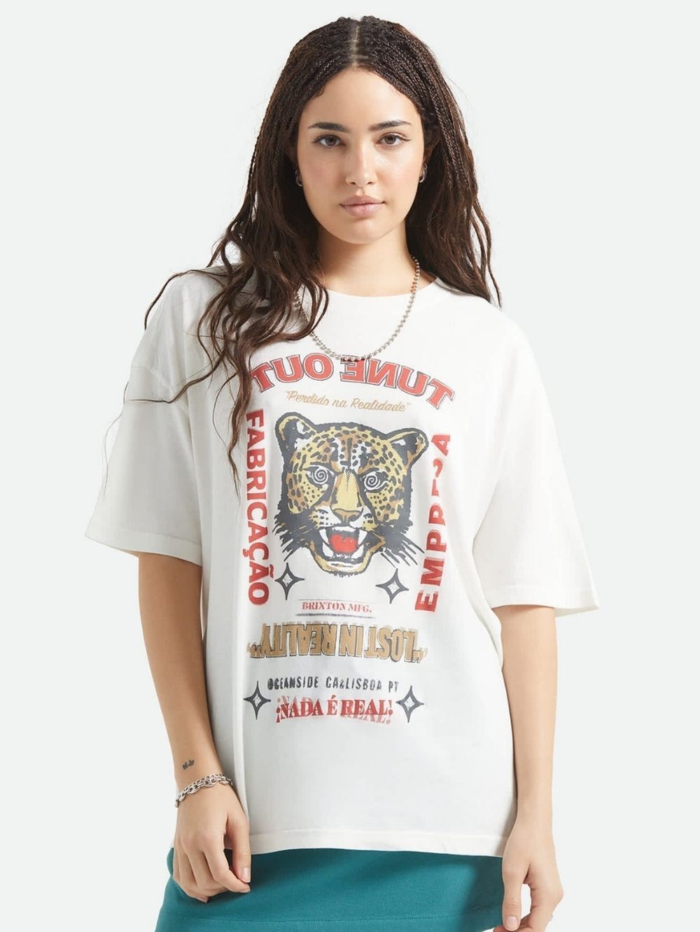 Brixton The Getaway Oversized Boyfriend T-Shirt